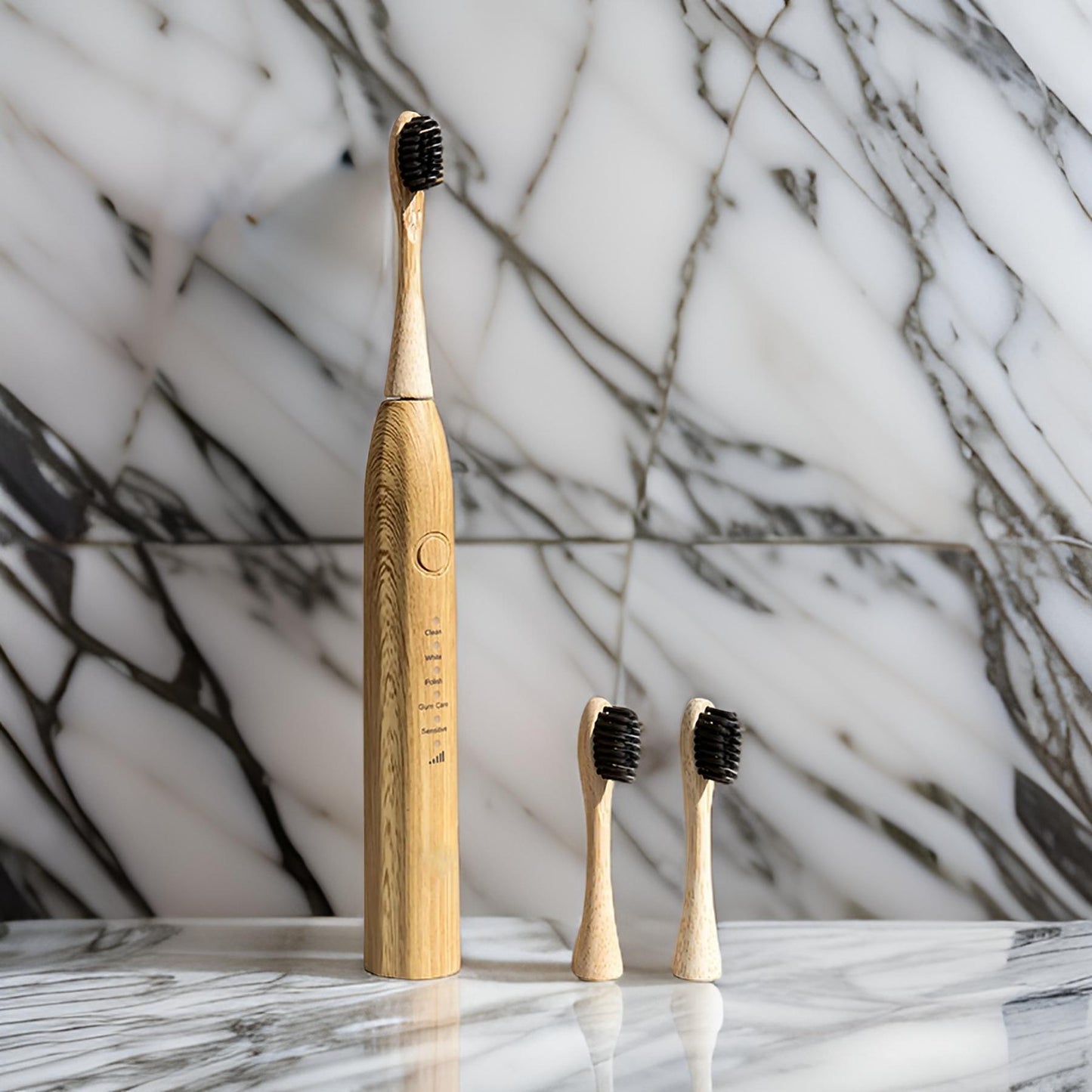 Bamboo electric toothbrush