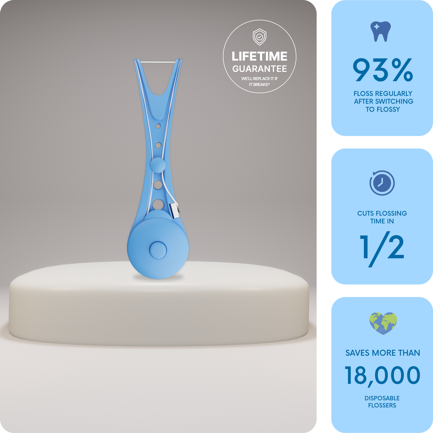 Flossy - The reusable dental flosser