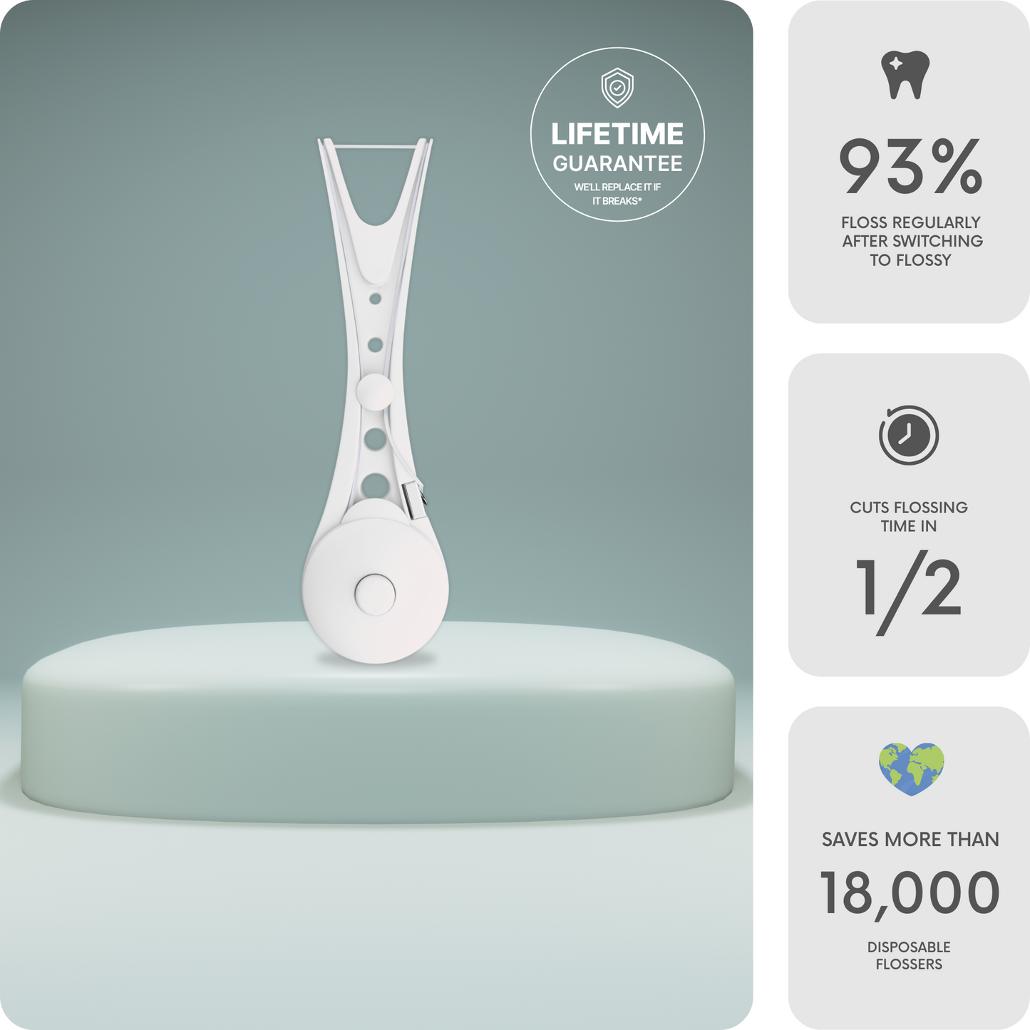 Flossy - The reusable dental flosser