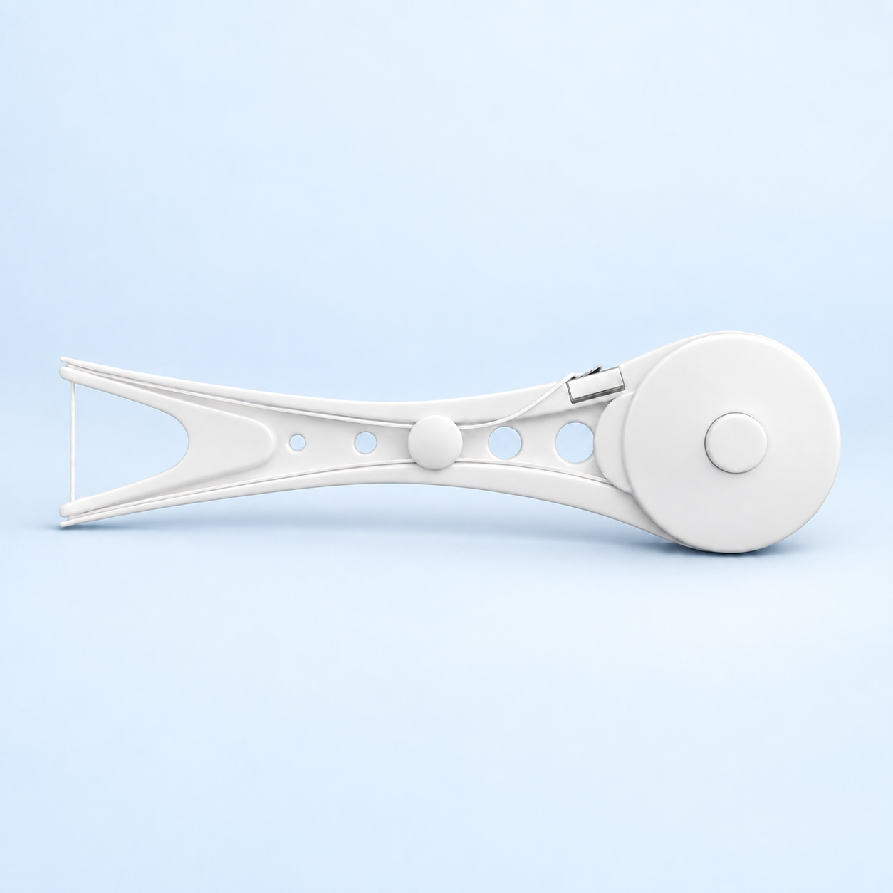 The reusable dental flosser