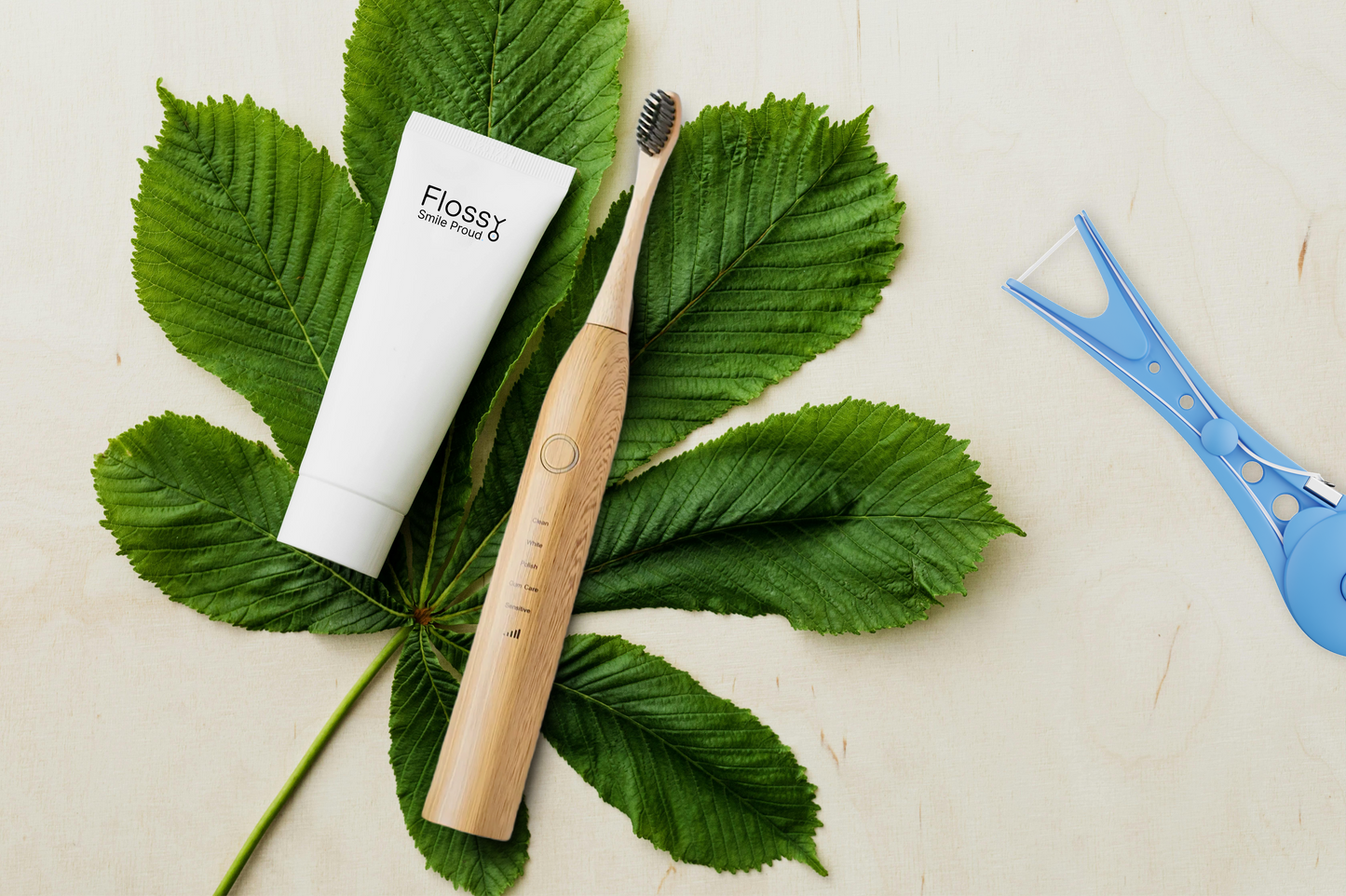 Bamboo electric toothbrush