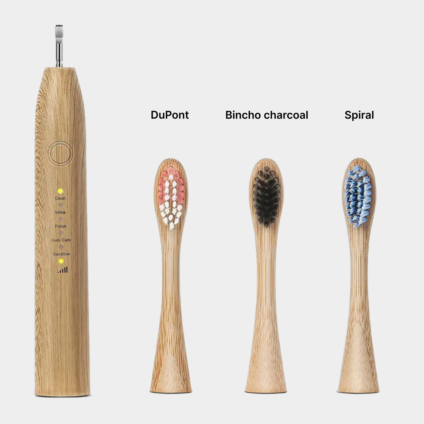 Bamboo electric toothbrush