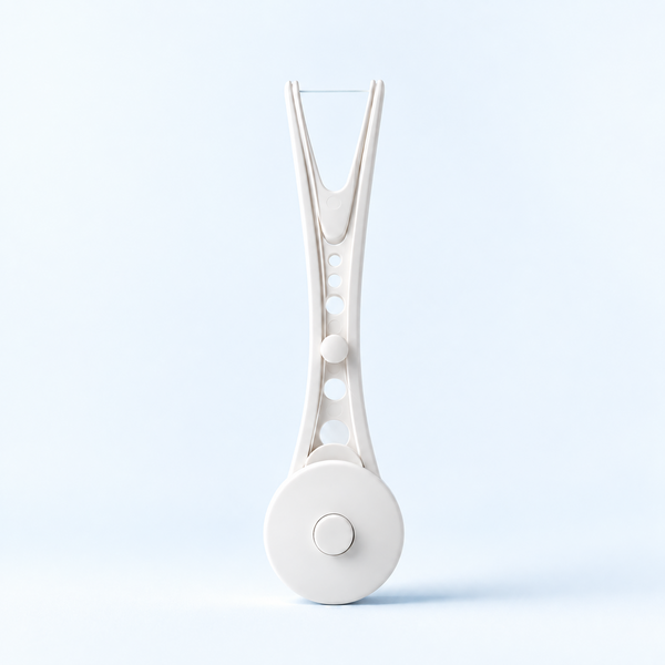 The reusable dental flosser